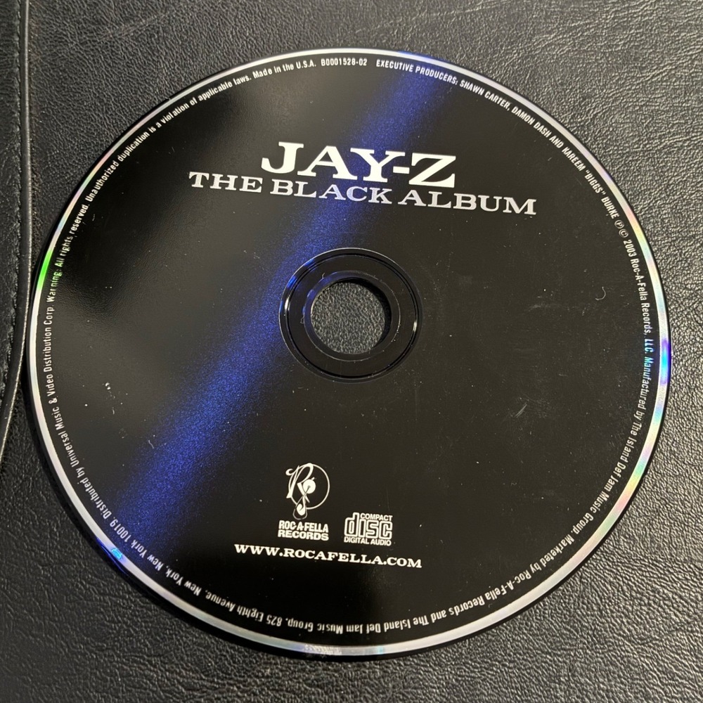 Jay-Z The Black Album CD 2003 Roc-A-Fella Records B0001528-02 Disc Only